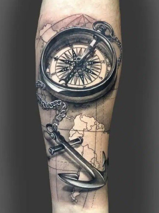 Compass Tattoos Meaning Design And Best Placement Ideas Vean Tattoo