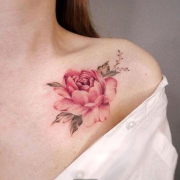 peony tattoo