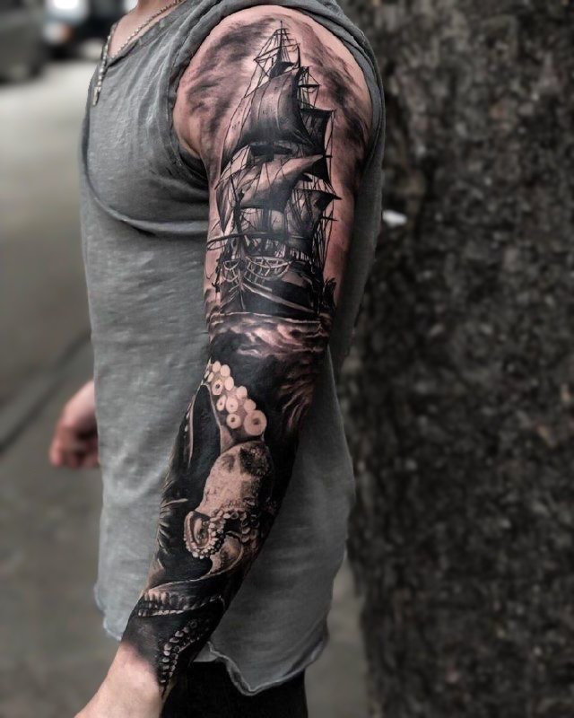 Mastering Men's Sleeve Tattoos: Styles, Symbols, and Selection Guide ...