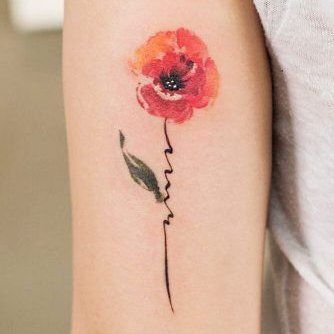 poppy tattoos