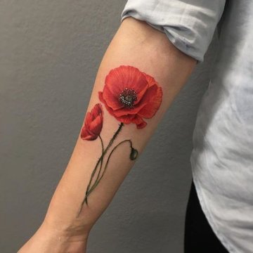 poppy tattoos