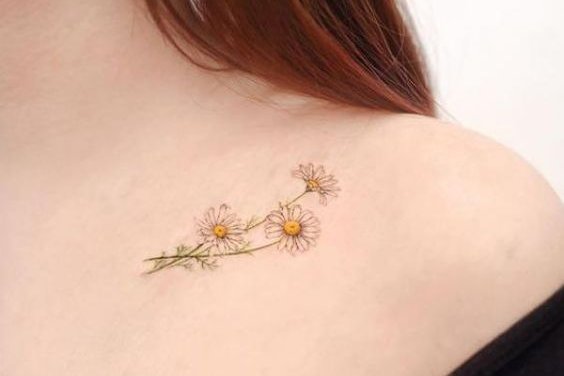 daisy tattoo