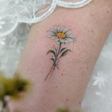 daisy tattoo