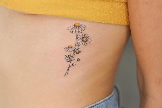 daisy tattoo