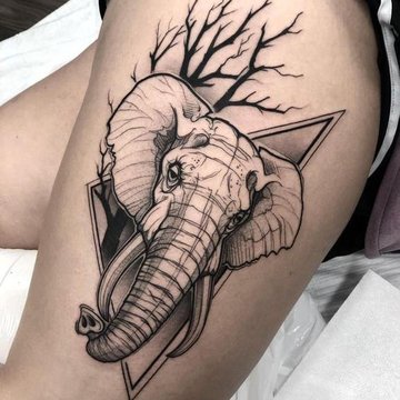 elephant tattoo