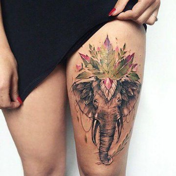 elephant tattoo