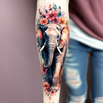 elephant tattoo