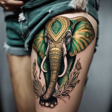 elephant tattoo
