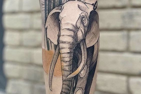elephant tattoo