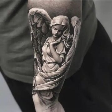 angel tattoo
