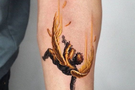 angel tattoo