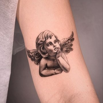 angel tattoo