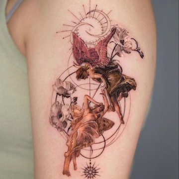 angel tattoo