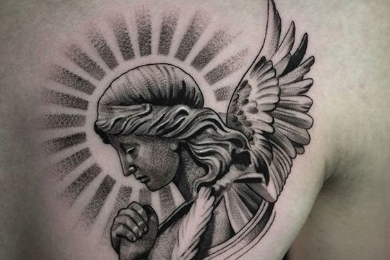 angel tattoo