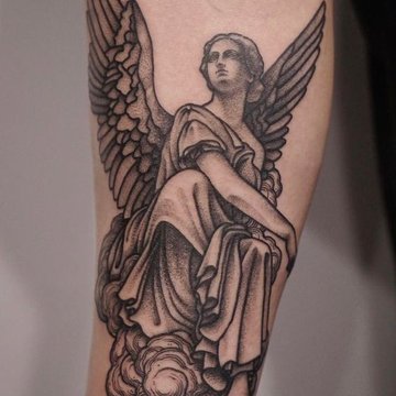 angel tattoo