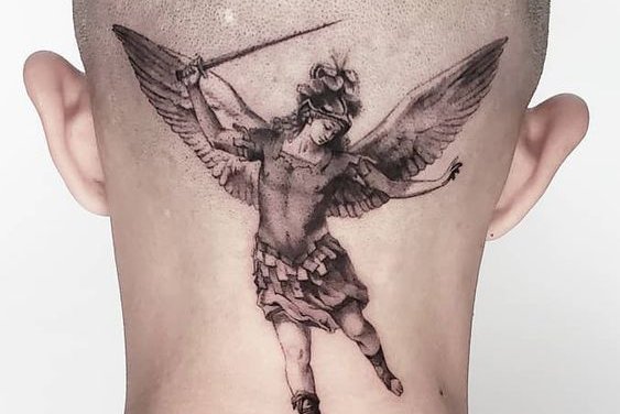 angel tattoo