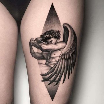 angel tattoo