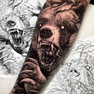 bear tattoo