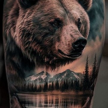 bear tattoo