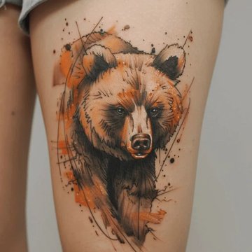 bear tattoo