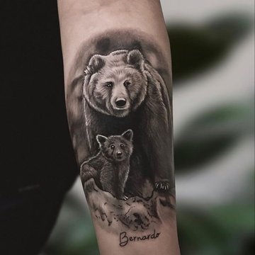bear tattoo