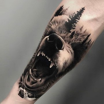 bear tattoo