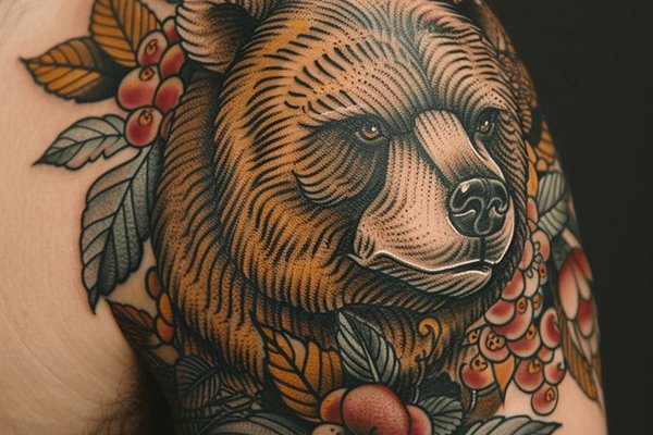 bear tattoo