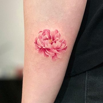 peony tattoo