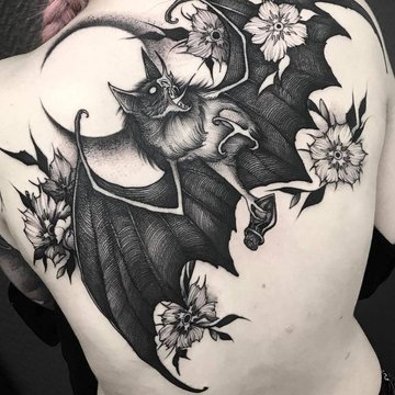 Bat tattoo
