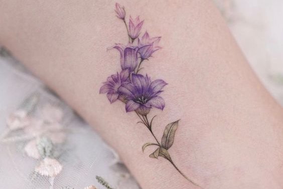 birth flower tattoos