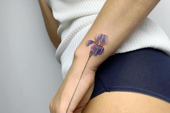 birth flower tattoos