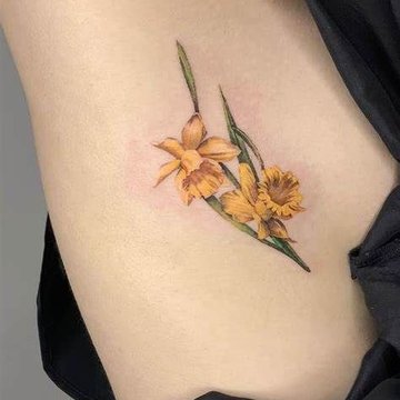 birth flower tattoos
