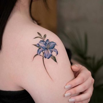 birth flower tattoos