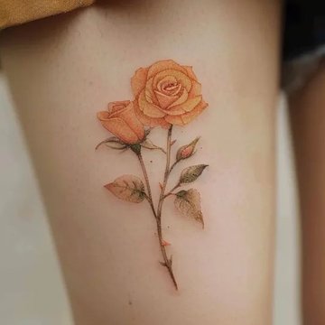 birth flower tattoos